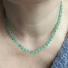 collier en aventurine verte perles 6 mm