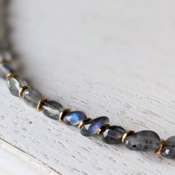 collier en labradorite