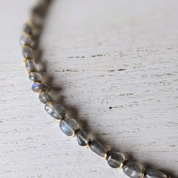 collier en labradorite