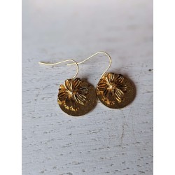 Boucles d'oreilles fleur