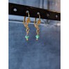 Boucles d'oreilles toupie