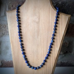 collier en lapis-lazuli 6 mm