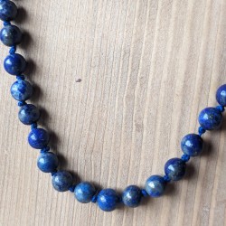 collier en lapis-lazuli 6 mm