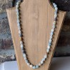 Collier en perles d'amazonite 8 mm