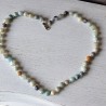 Collier en perles d'amazonite 8 mm