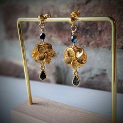 boucles d'oreilles fleurs...